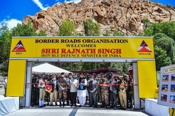 Defense Minister inaugurated 63 bridges built by BRO